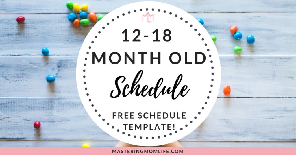 12-18 Month Old Baby Schedule | Daily Baby Schedule Template