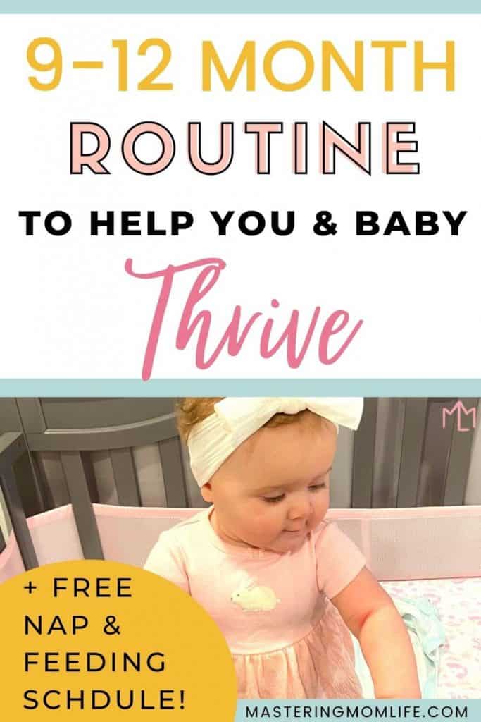 9-12 month baby routine to help your baby thrive