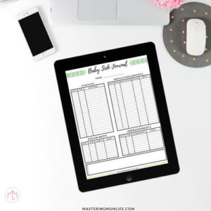 Free Baby Sick Journal | Help track Your Baby's cold & cough symptoms and medications/remedies!