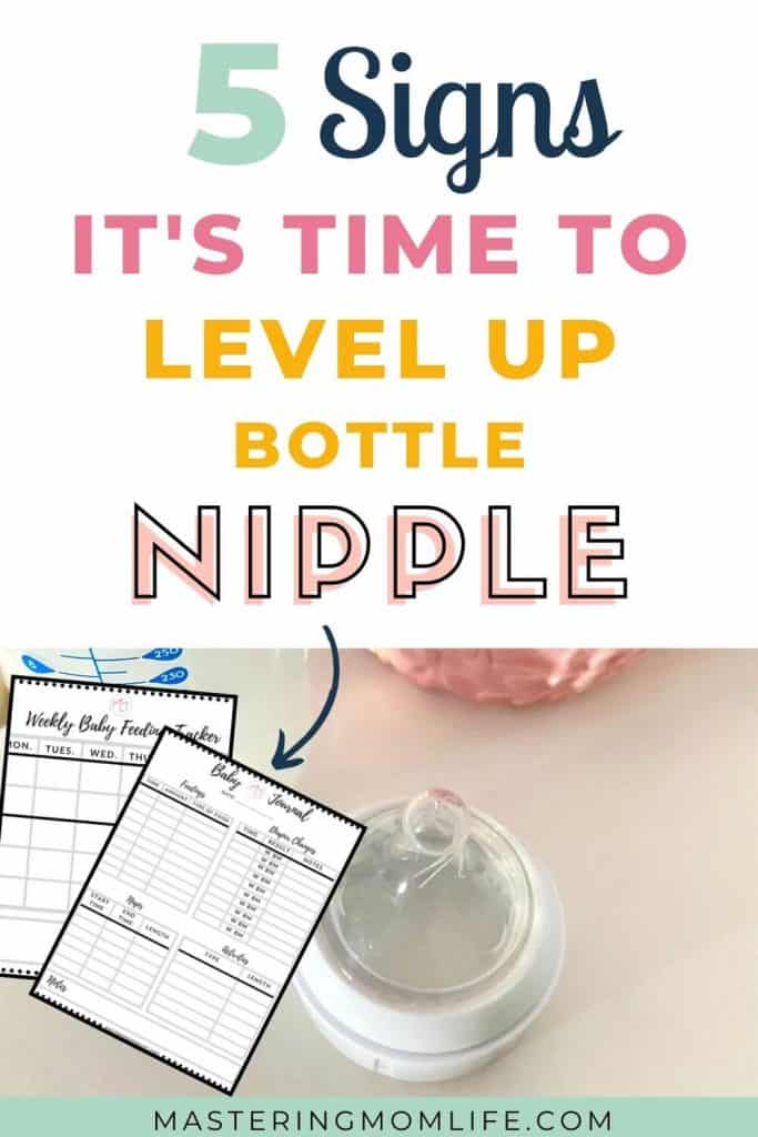 5 signs its time to level up baby bottle nipple size