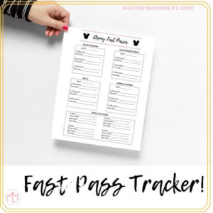 Disney On A Budget | Free Fast Pass Tracker