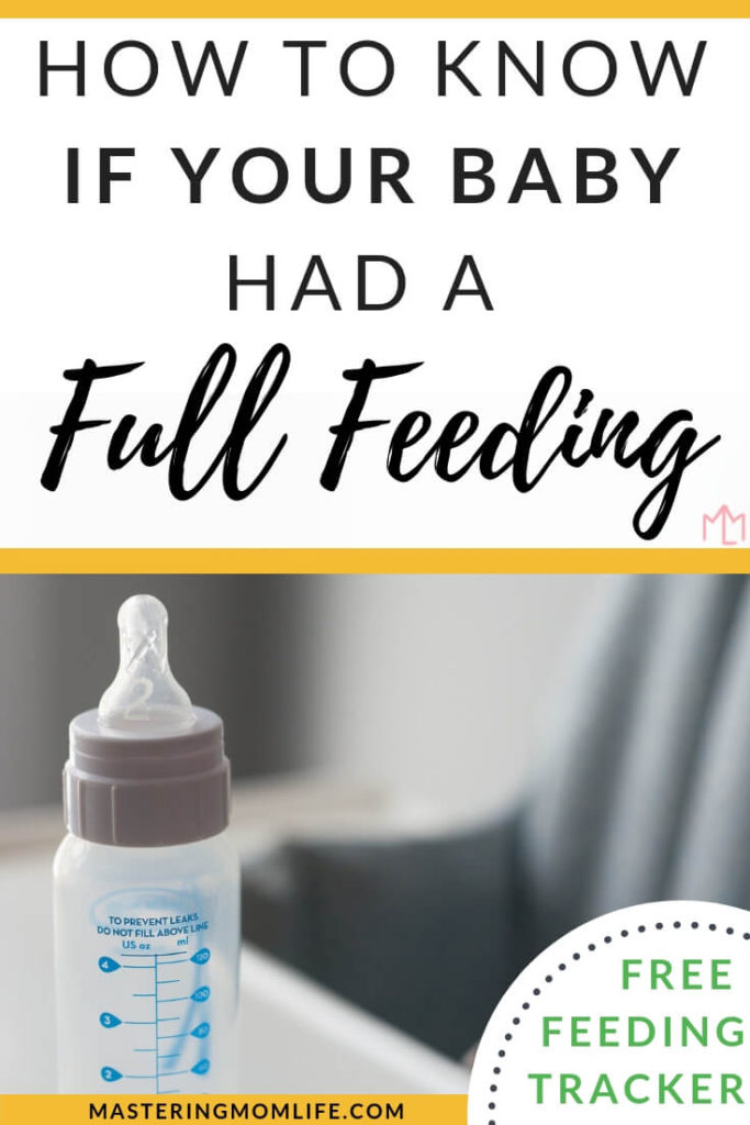 How to Know if Your Baby Had a Full Feeding | Full Feeding Newborn | Full Feeding Schedule | Baby Feeding Tips | Baby Feeding Schedule | Baby Feeding Tracker | #babytips #parentingtips #newmom