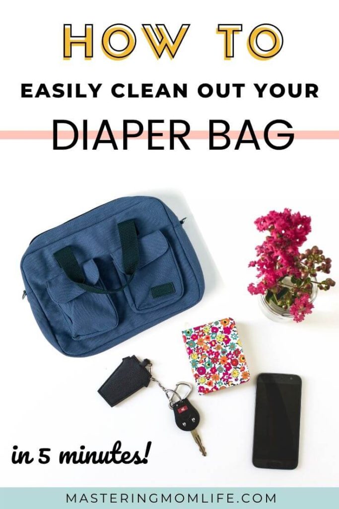How to easily clean your diaper bag in under 5 minutes