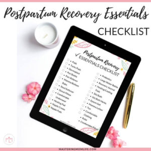 Postpartum Recovery Essentials Checklist Post Image 2
