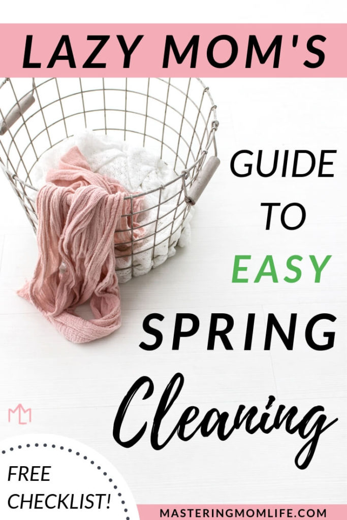 The easy, simple Spring Cleaning checklist you NEED! Are you a busy mom or even a mom who is too lazy to focus on Spring cleaning? Don’t worry! Get my free easy Spring cleaning checklist printable so you don’t have to worry about making your own list! #Momlife #springcleaning #declutter #momtips