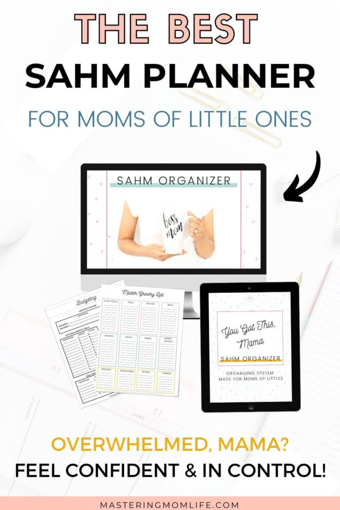The Best SAHM planner for moms of little ones