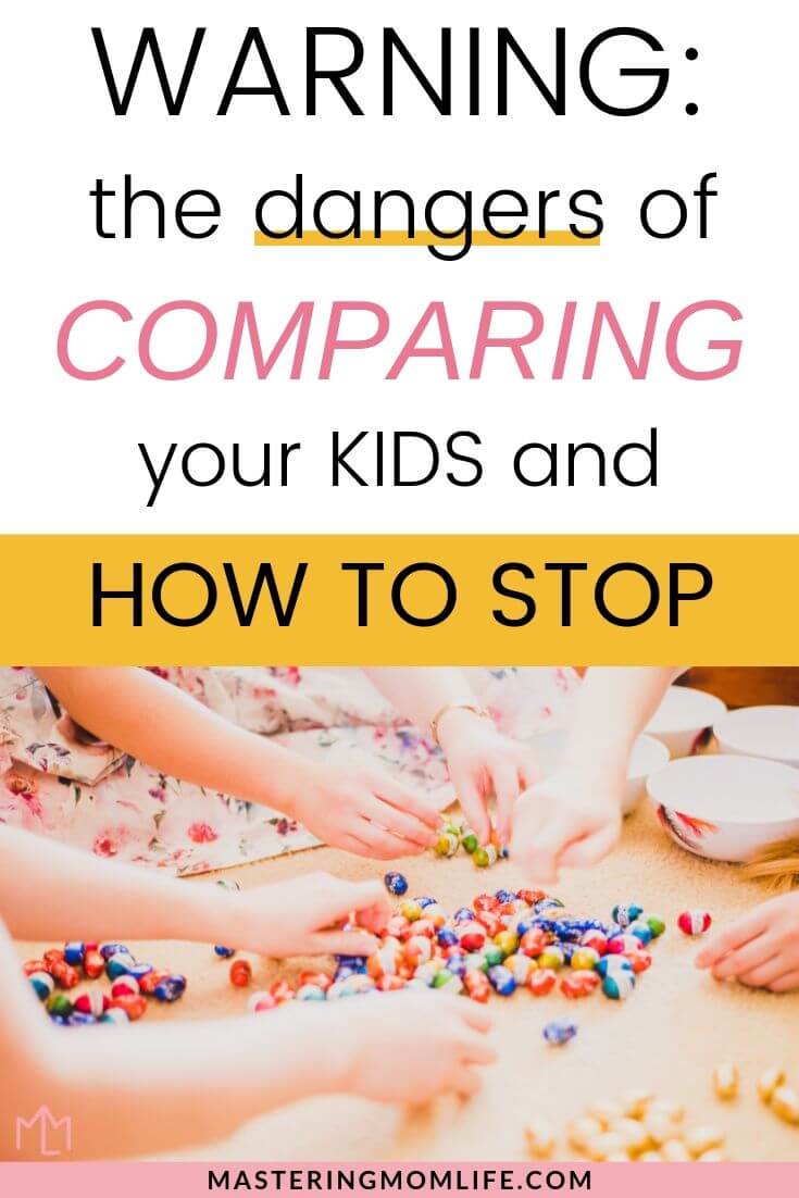 The dangers of comparing your children to others and how to stop